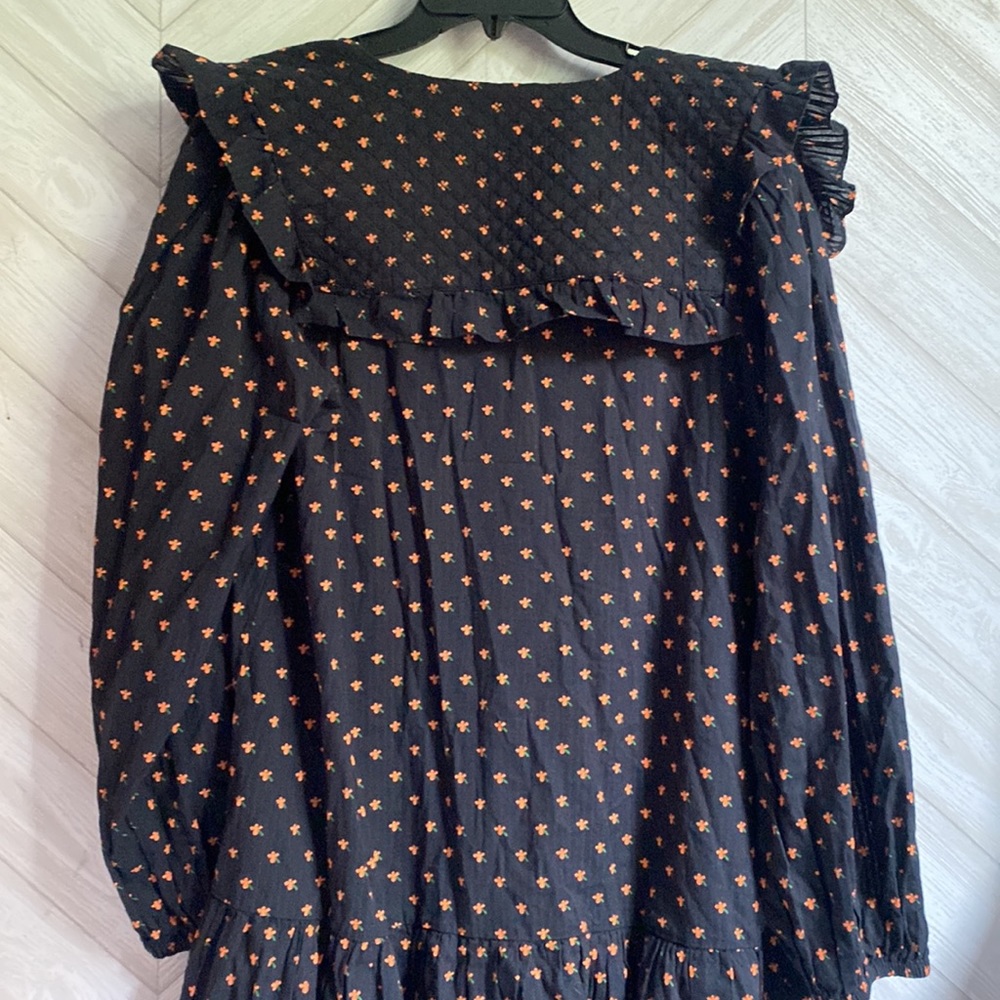 Stella Nova Charlie dress floral long sleeve 40 10 US - Picture 9 of 10